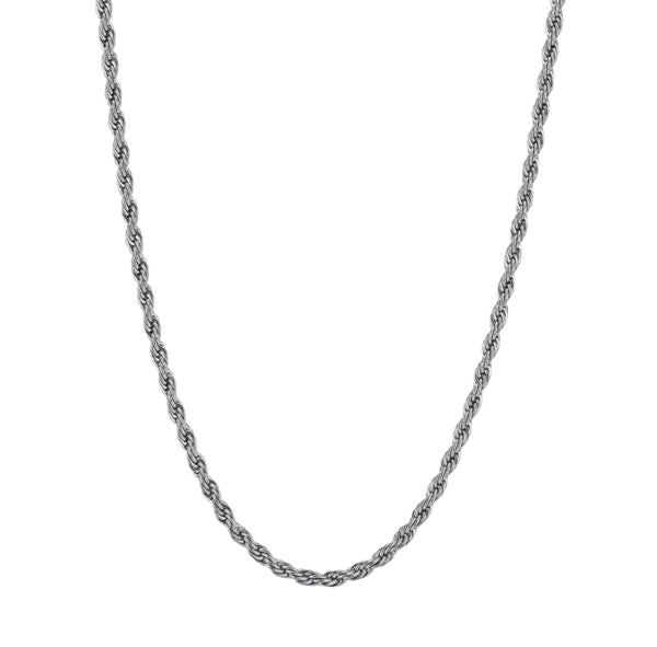 4mm 55cm - SILVER ROPE