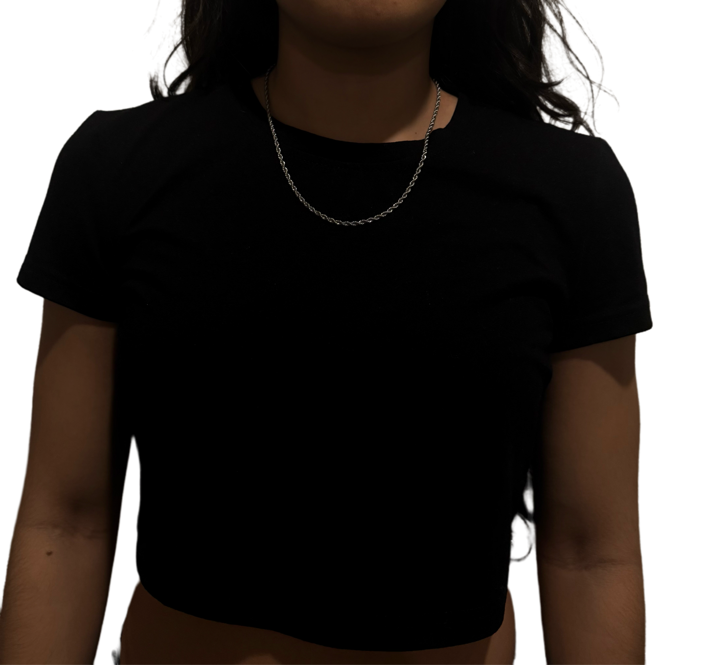 3mm 50cm - SILVER ROPE