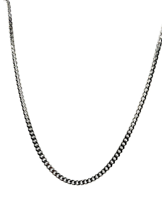 7mm 55cm - SILVER CUBAN