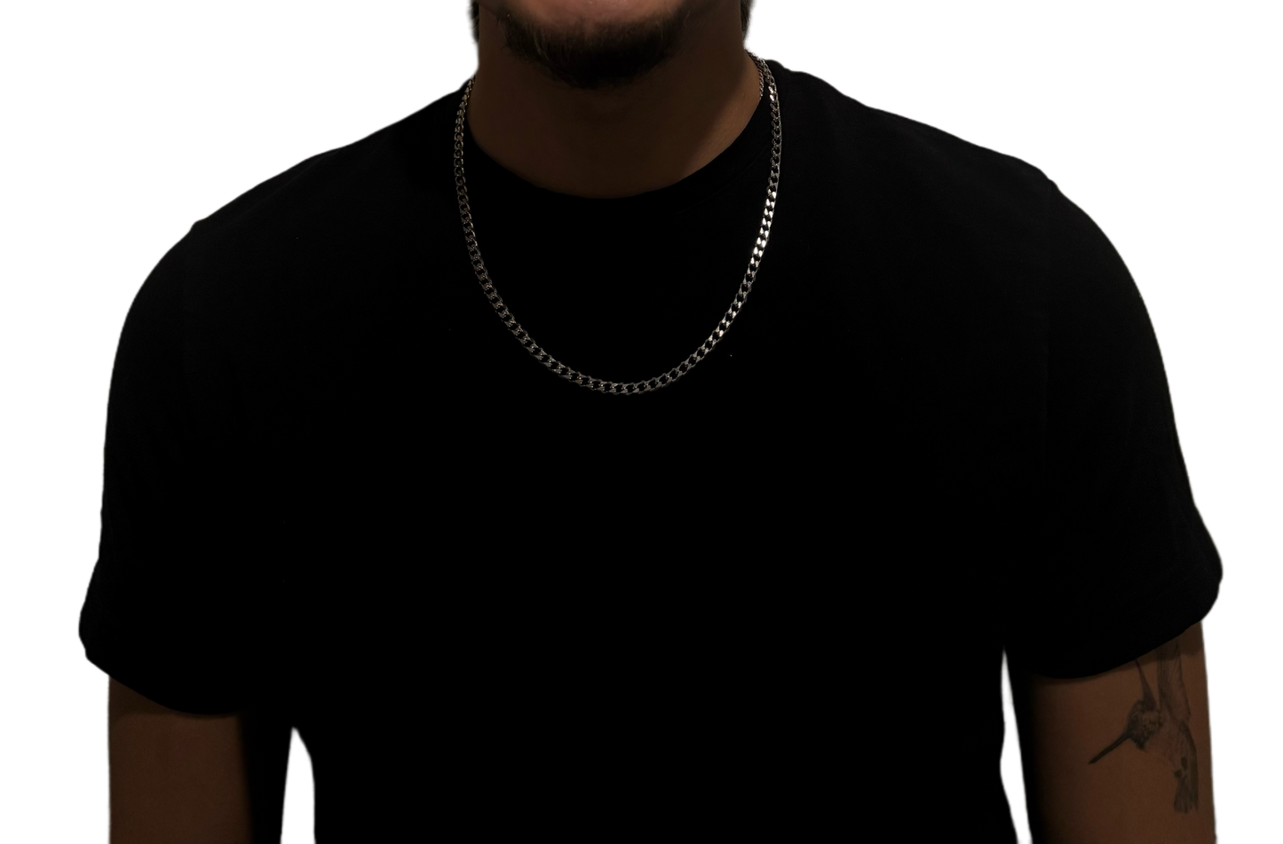 5mm 50cm - SILVER CUBAN