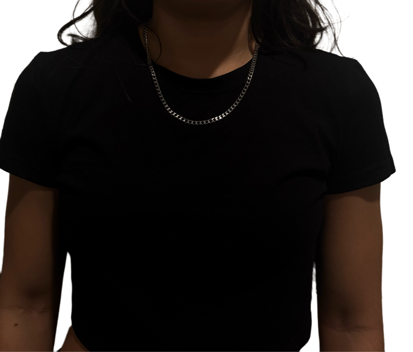 5mm 50cm - SILVER CUBAN